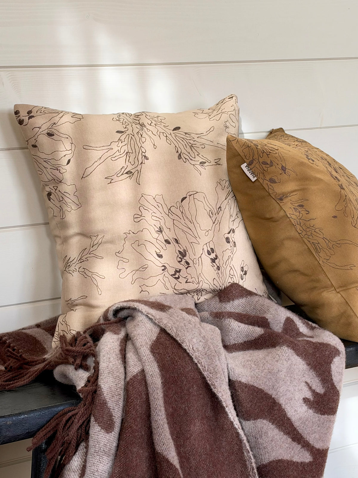 Þari Blanket beige/brown