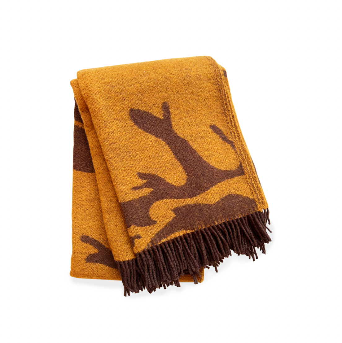 Þari Blanket mustard/brown