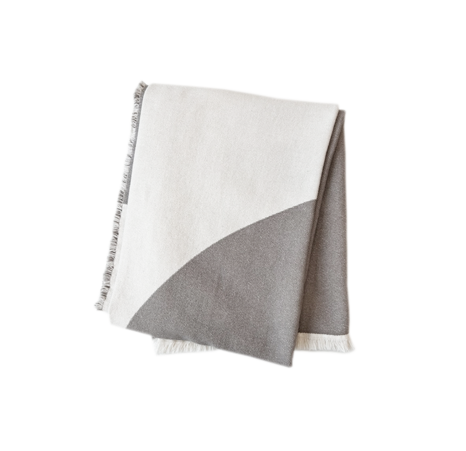 Bogar teppi grátt / natur