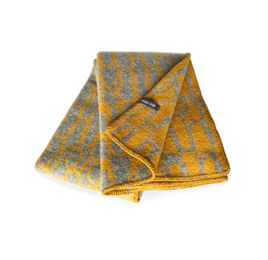 Loops Ullarteppi gult / grátt