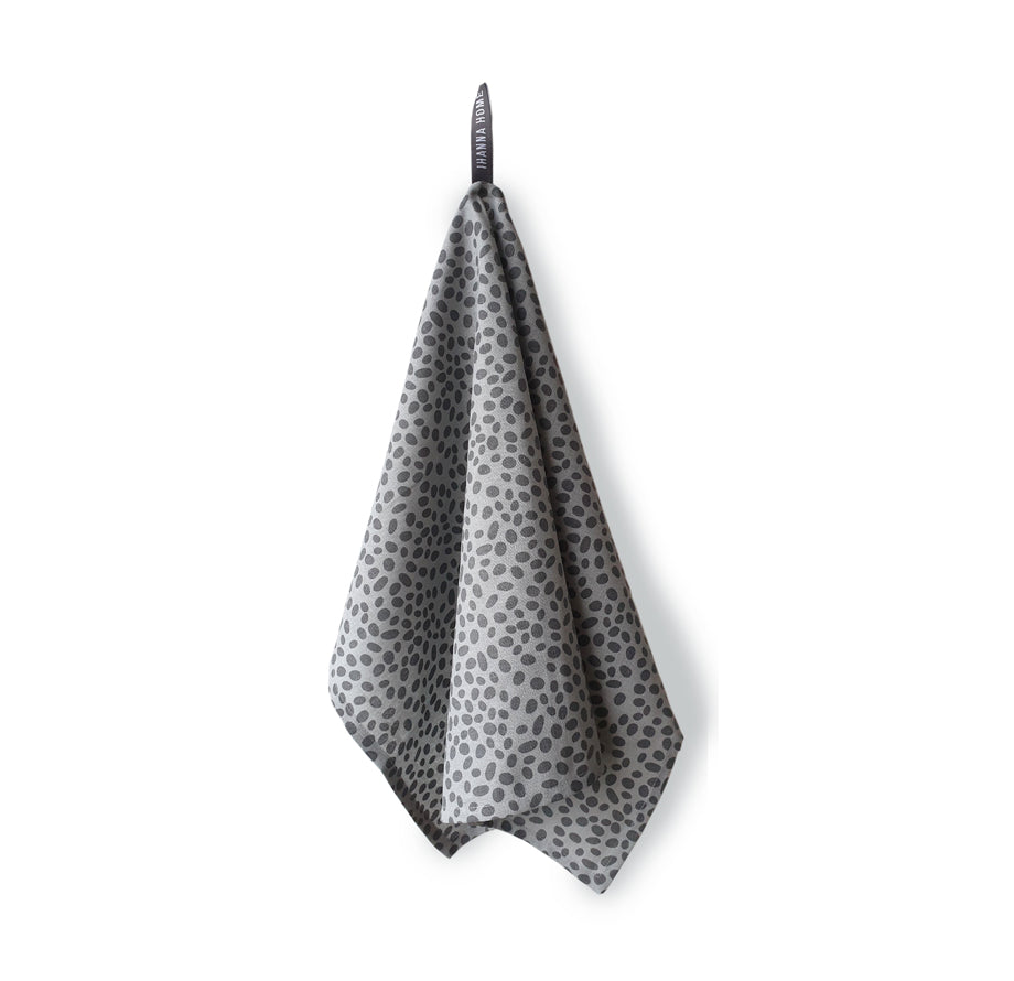 Melar viskustykki, grátt