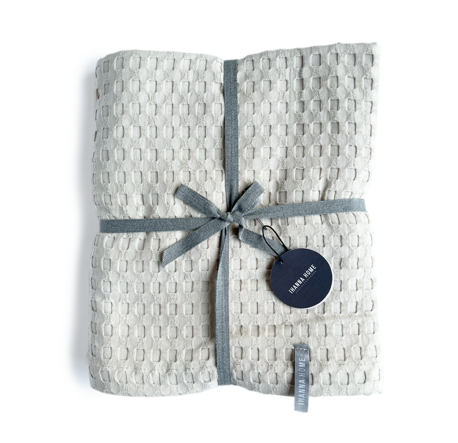 Skjól Rúmteppi natur