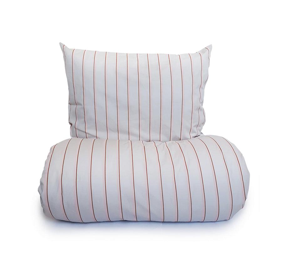 Skyrta Sængurver grár/bleikur