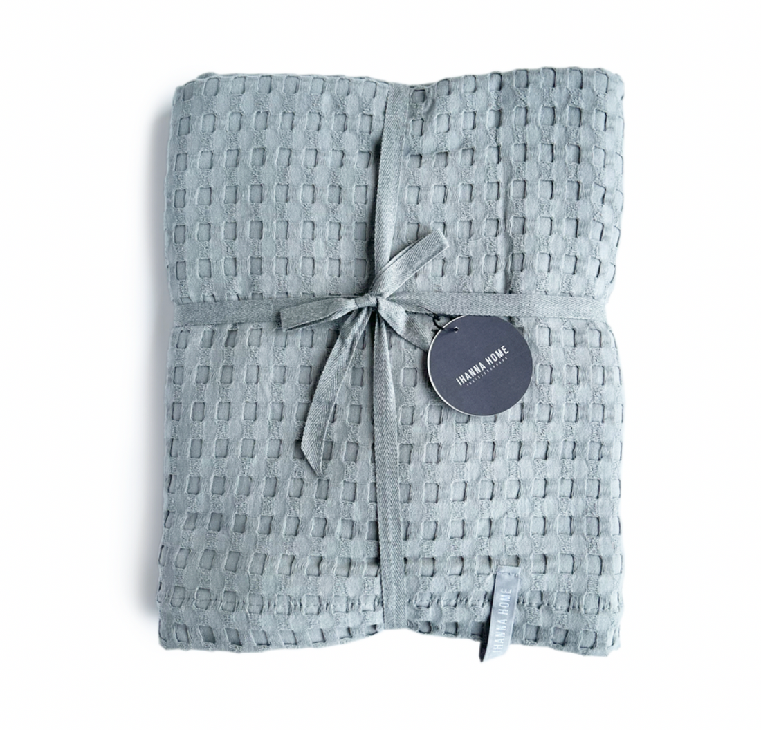 Skjól Rúmteppi grár