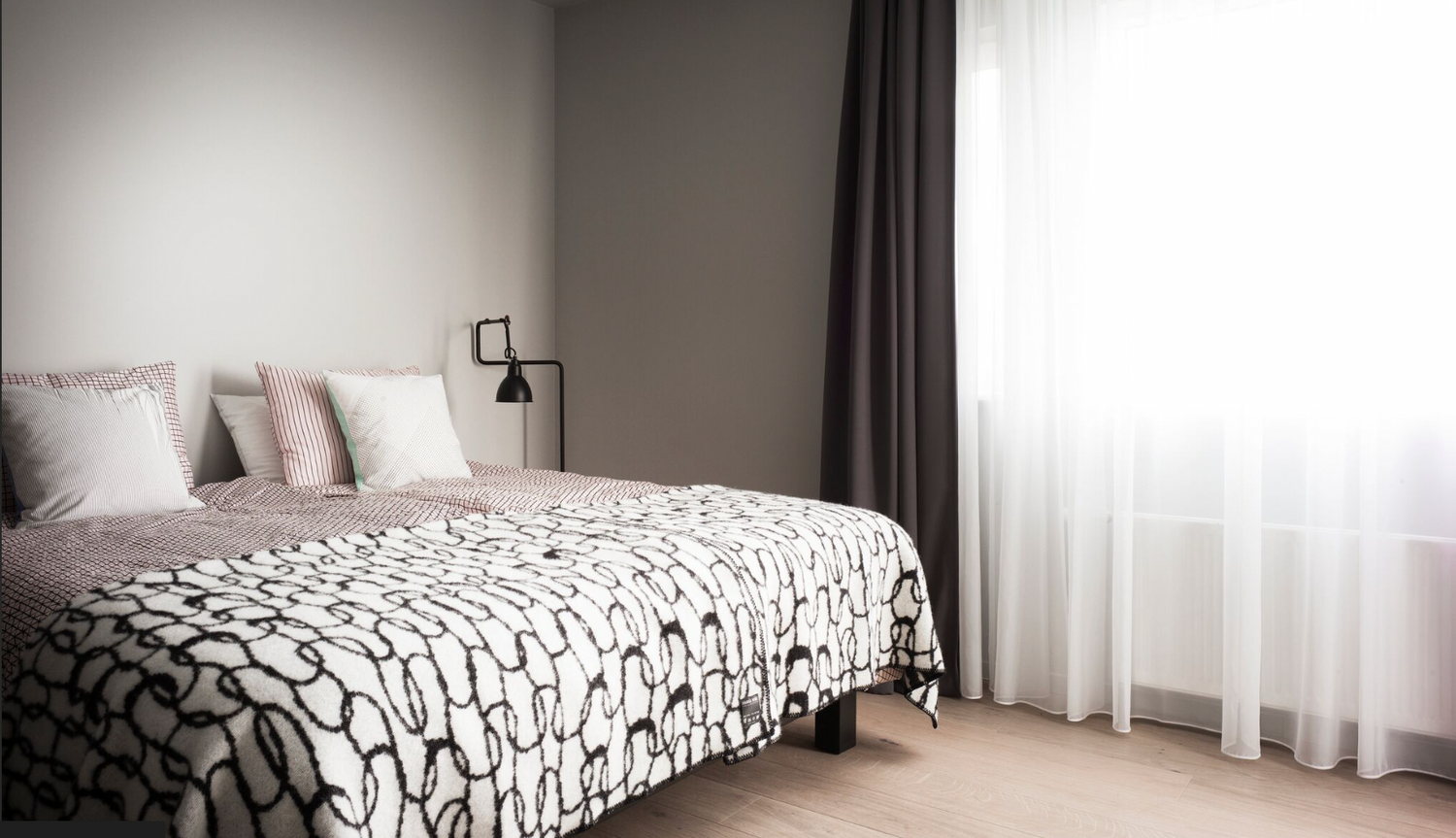 Loops Ullarteppi svart / hvítt