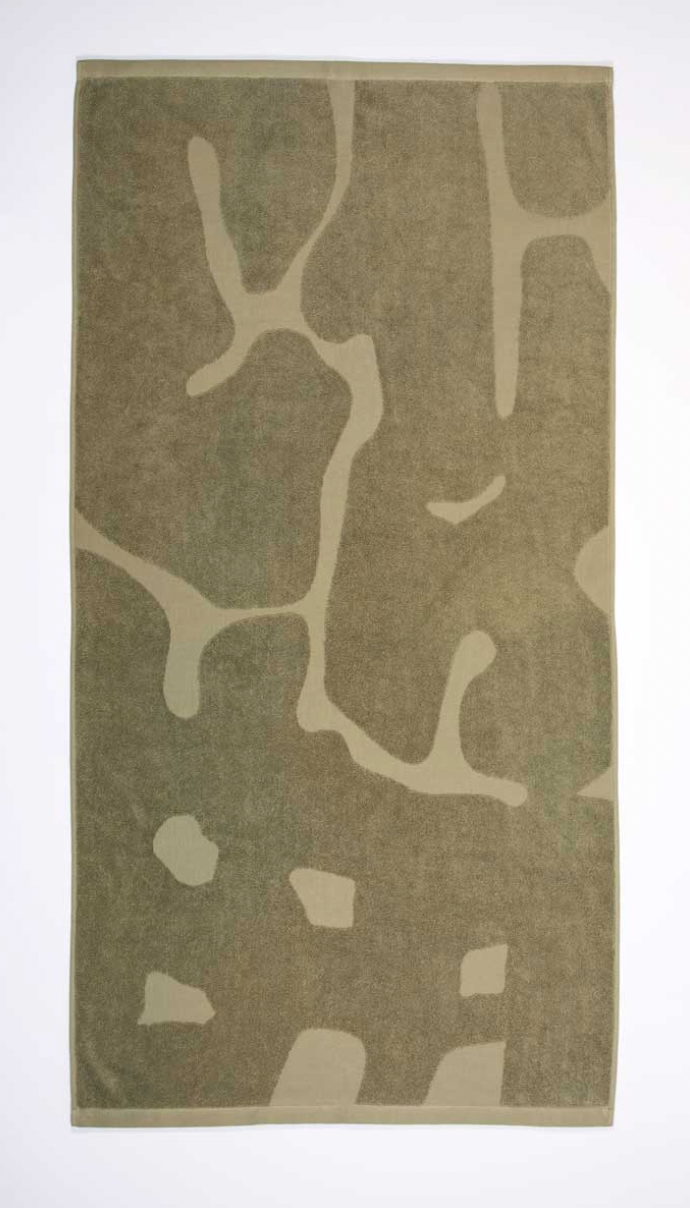 Handklæði Bað grænt