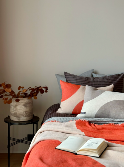 Rendur Sængurver  dökk grátt / svart