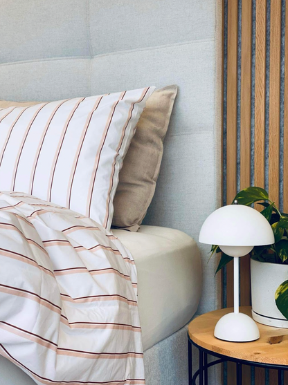 Skyrta Sængurver hvítur / bleikur