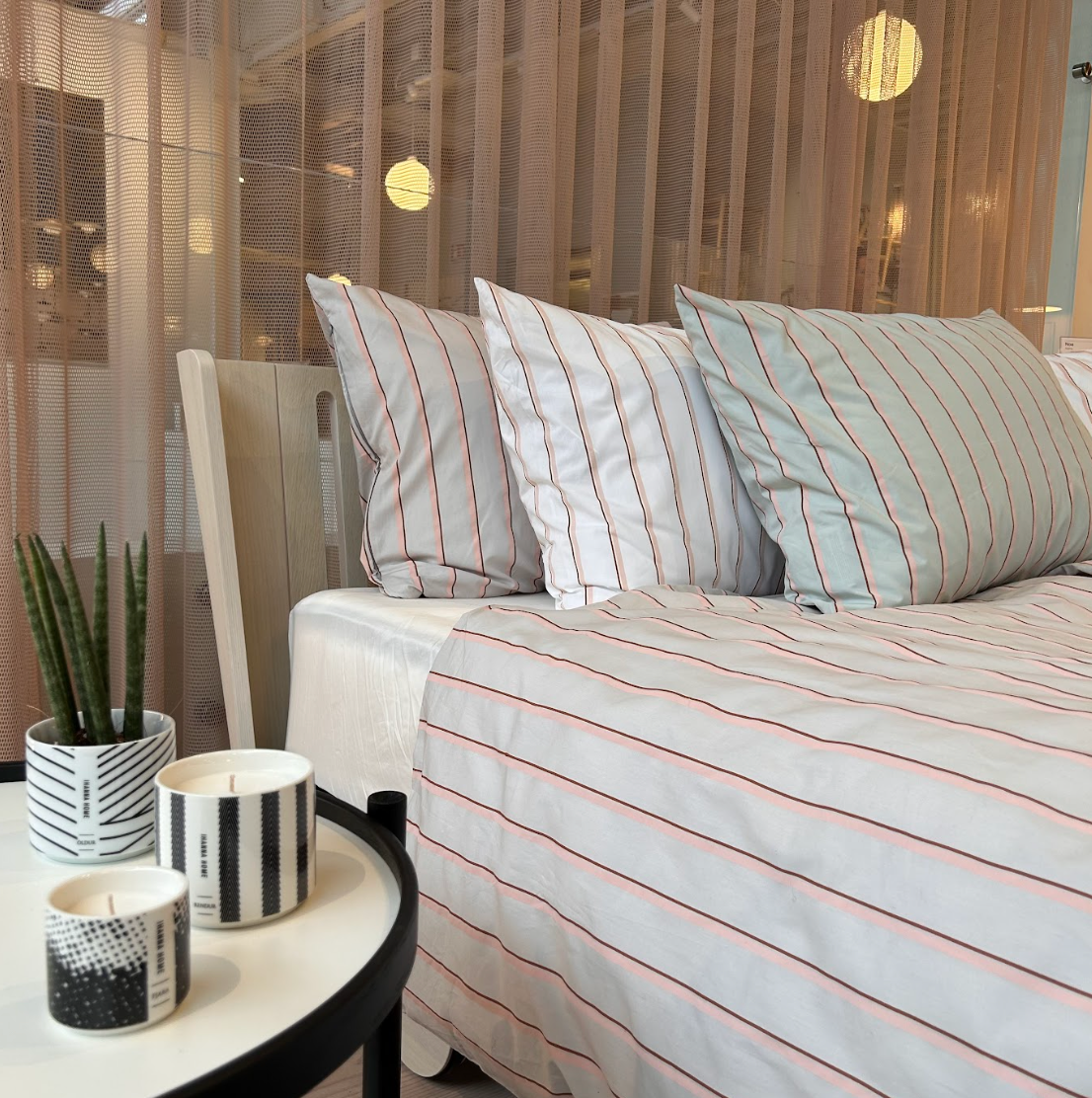 Skyrta Sængurver grár/bleikur