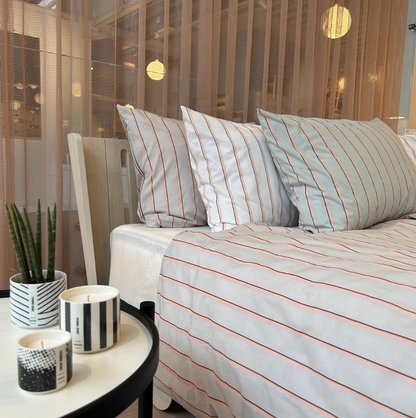 Skyrta Sængurver grár/bleikur