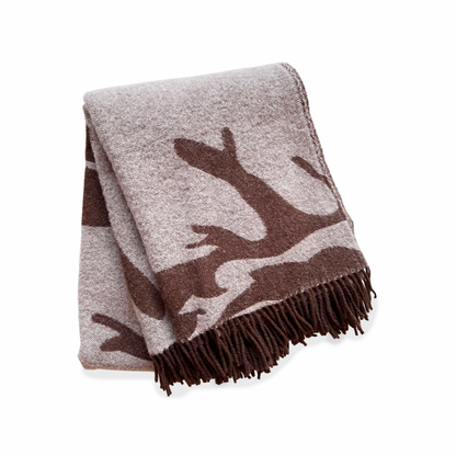 Þari Ullarteppi beige/brúnn