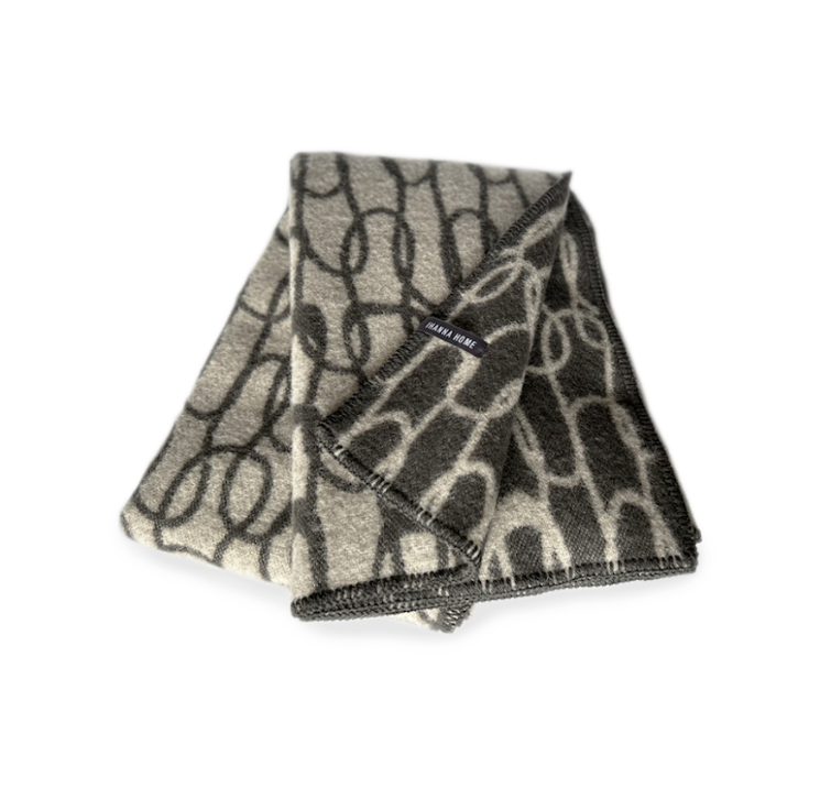 Loops Ullarteppi grátt/beige