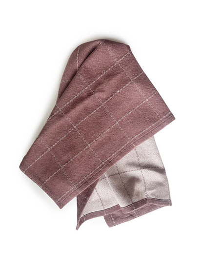 Bústaður Tea Towel burgundy